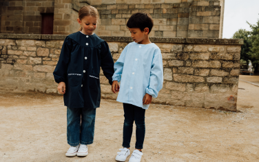 tablier d'école apprentissage