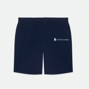 Short, marine, brodé ou sérigraphié au logo de votre établissement