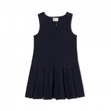 Robe zippée, marine