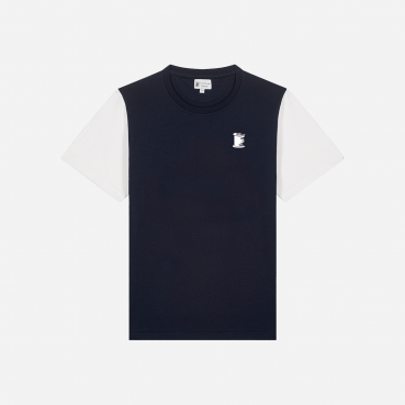 Tee-shirt de sport bicolore (brodé ou sérigraphié)