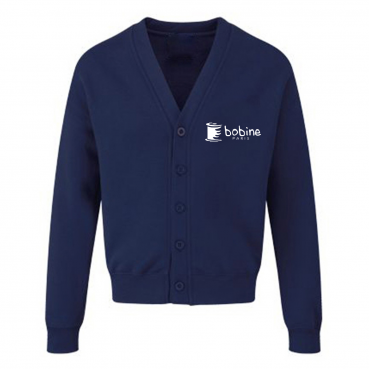 Gilet, marine, brodé au logo de votre école