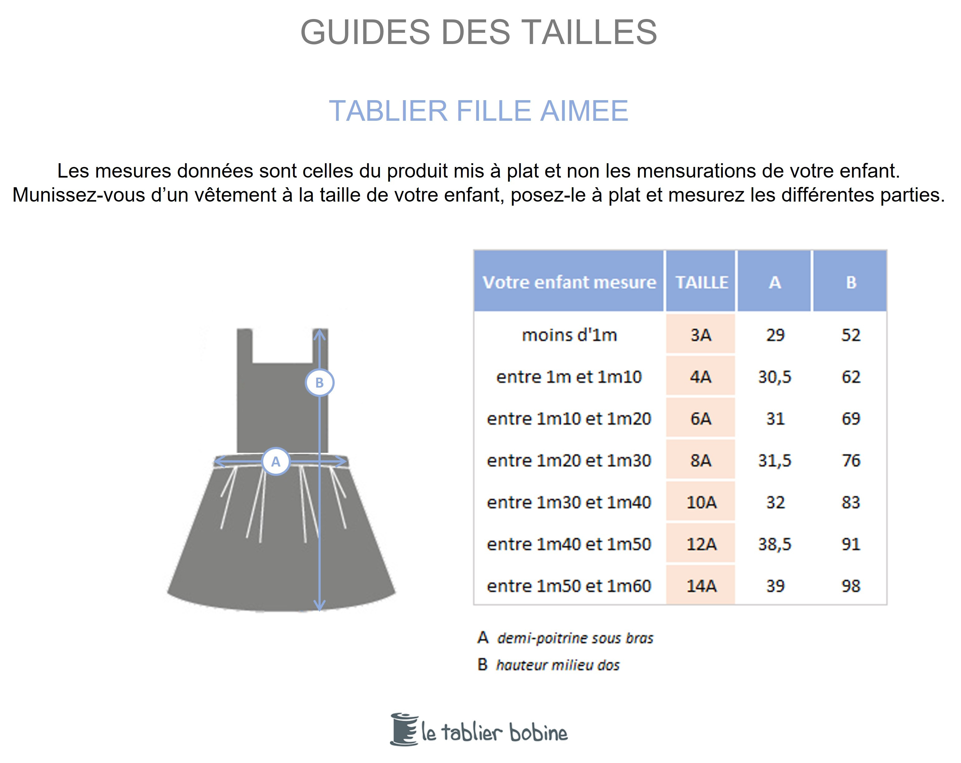 Guide des tailles