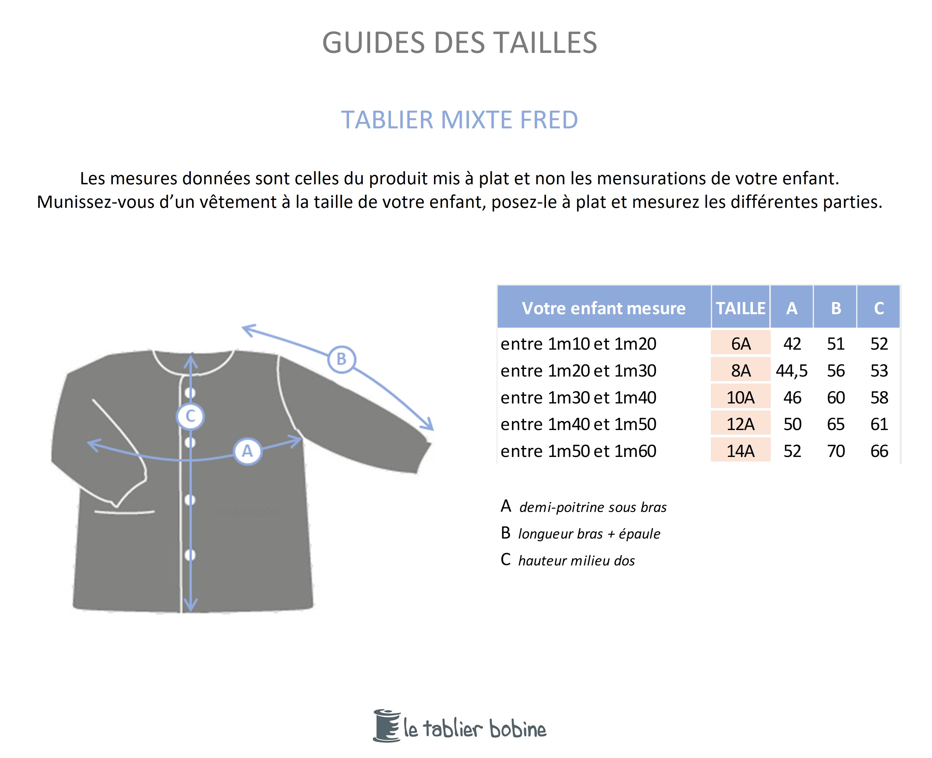 Guide des tailles