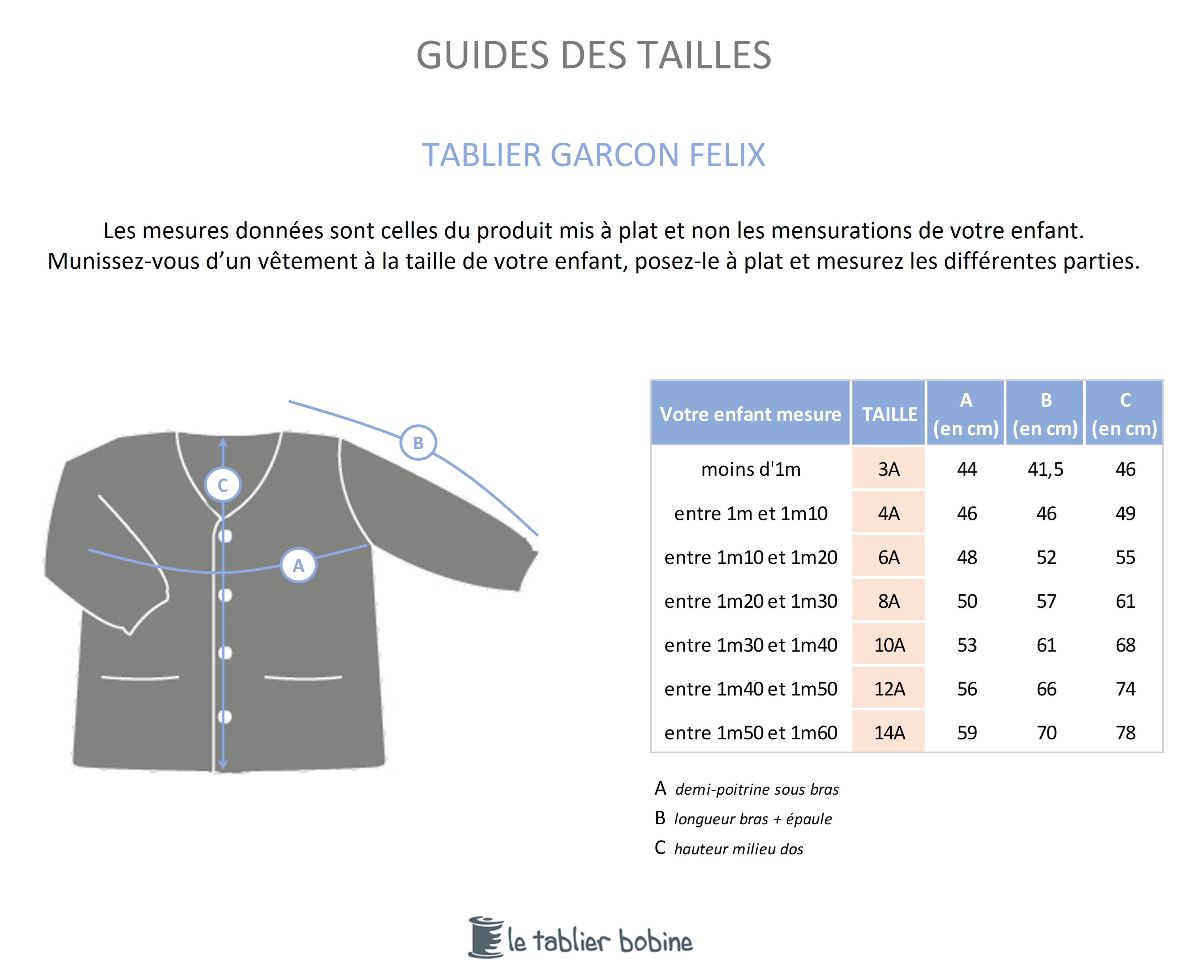 Guide des tailles