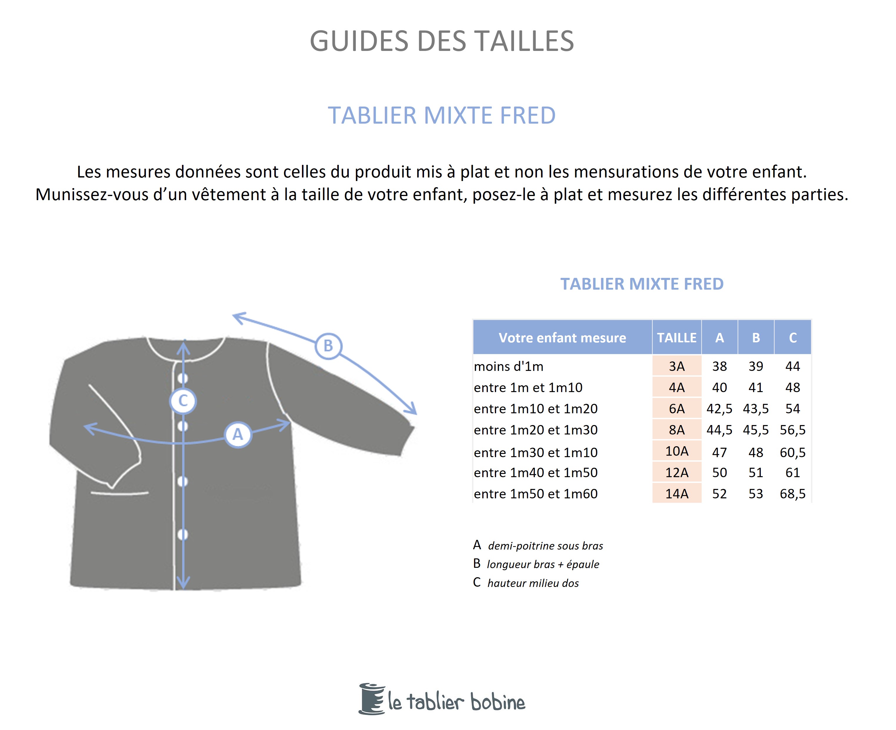Guide des tailles