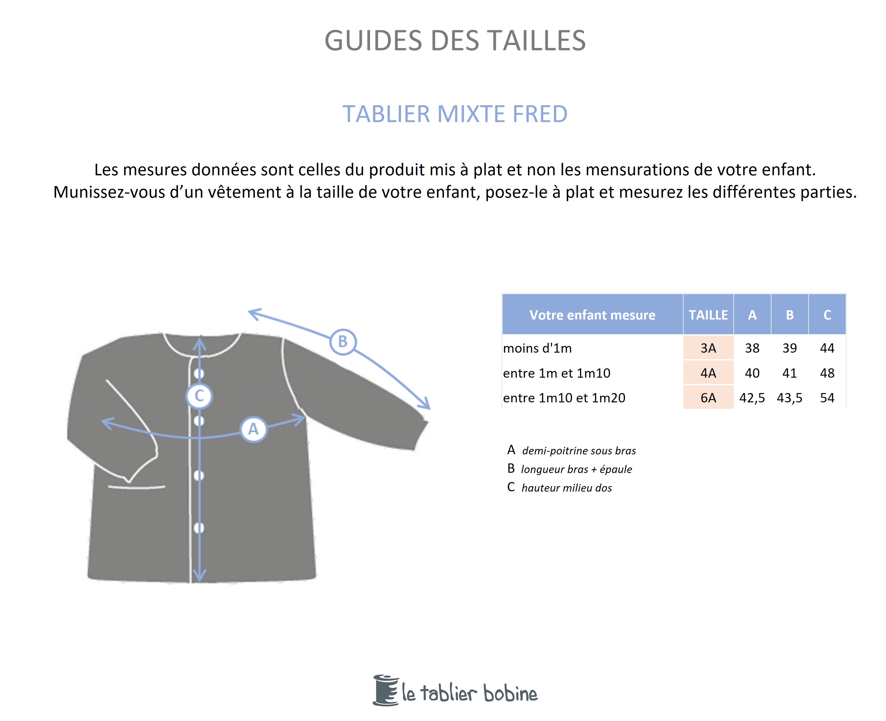 Guide des tailles