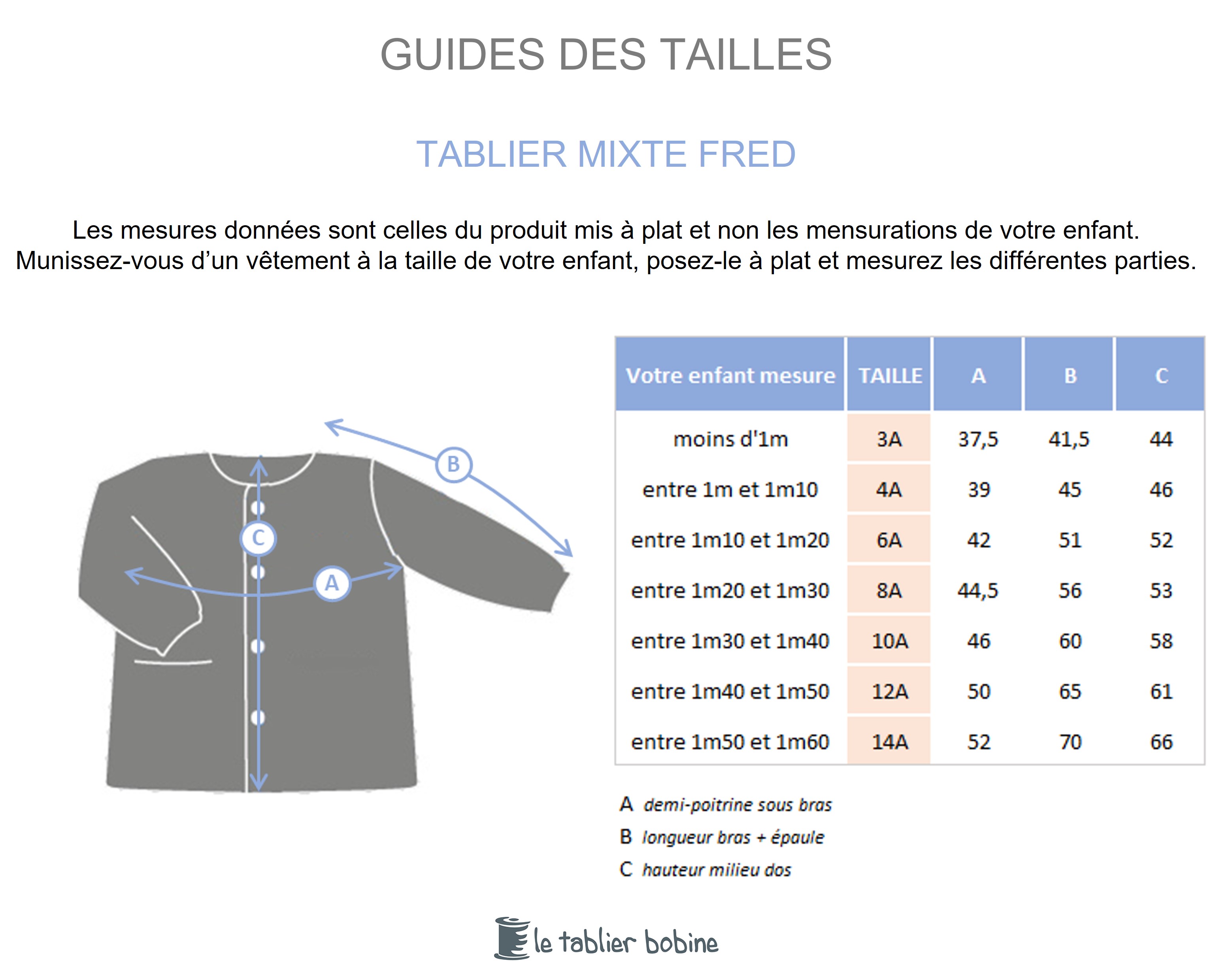 Guide des tailles