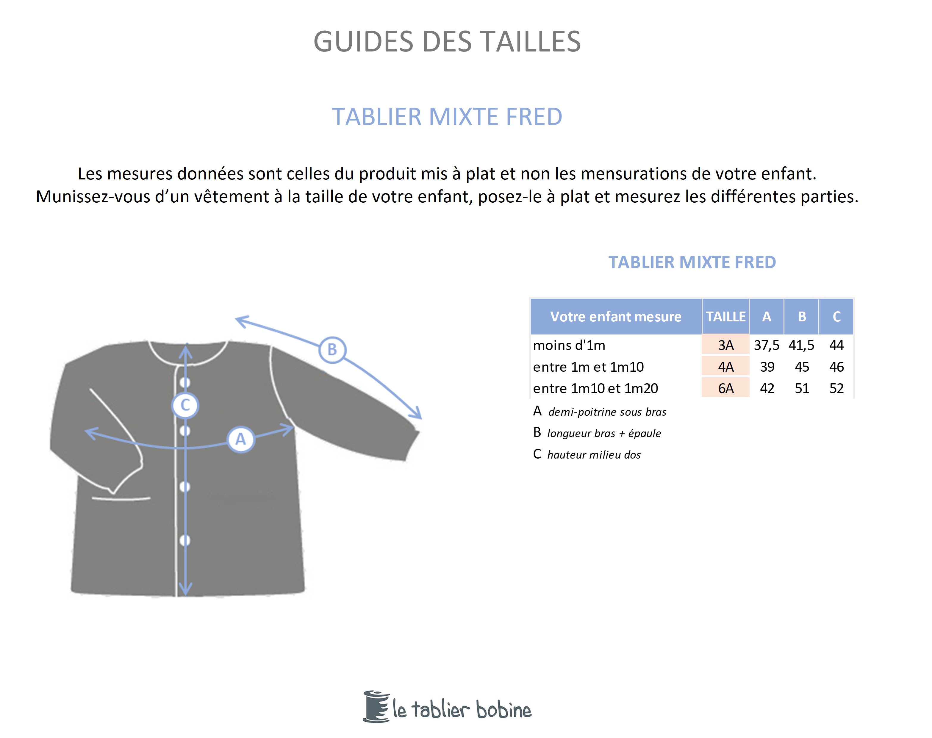 Guide des tailles