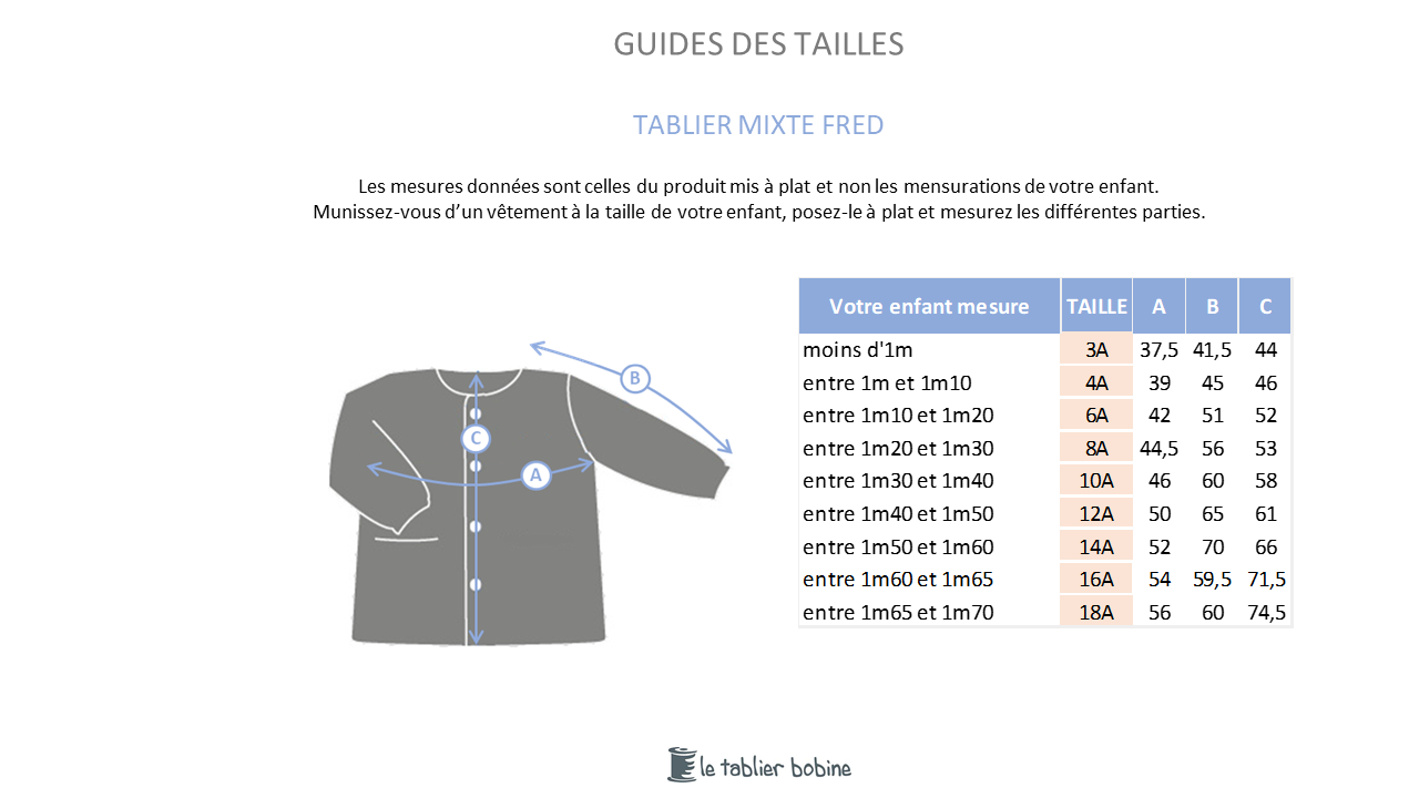 Guide des tailles