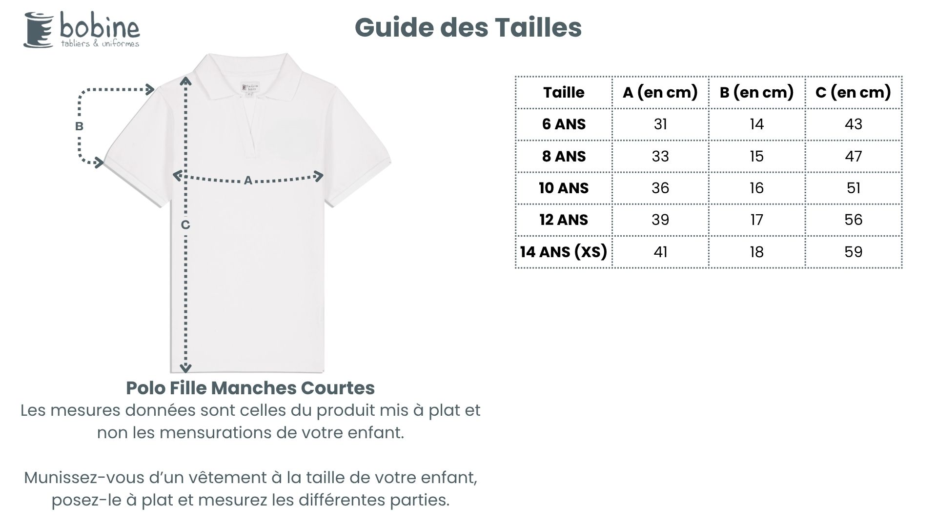 Guide des tailles