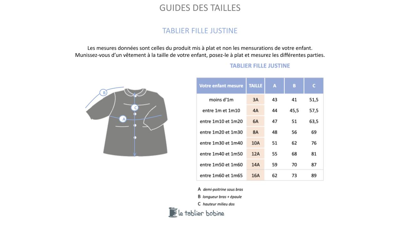 Guide des tailles
