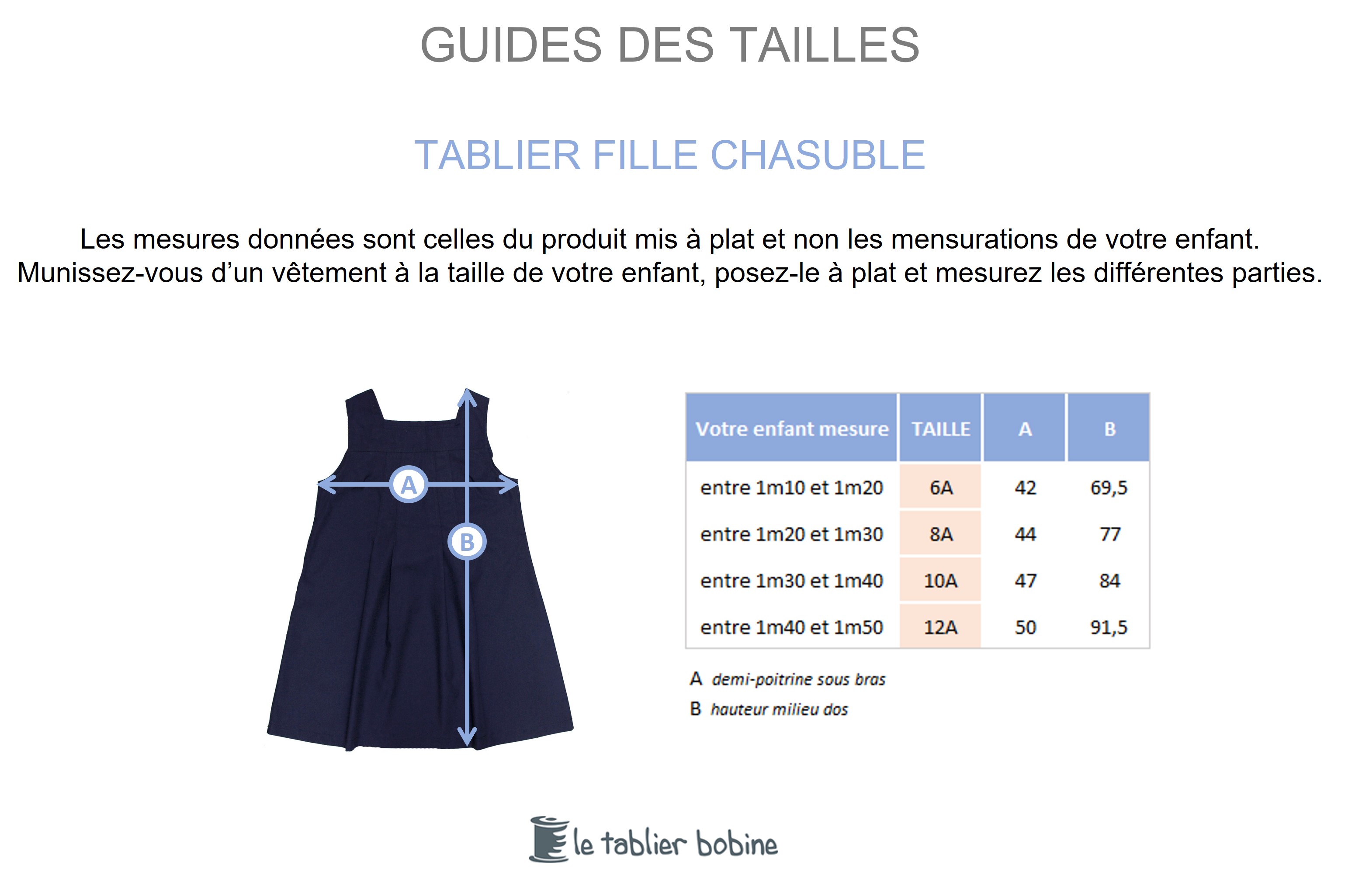 Guide des tailles