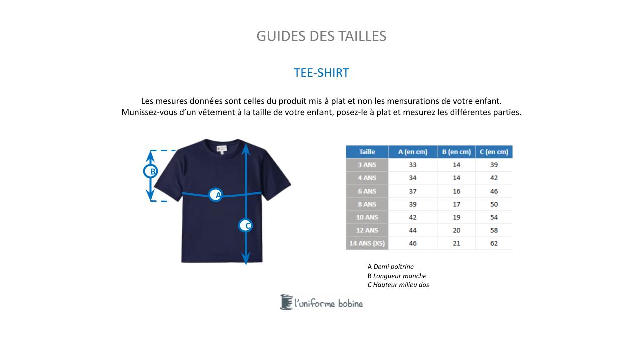 Guide des tailles
