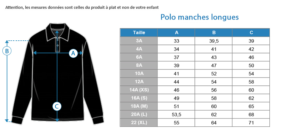 Guide des tailles