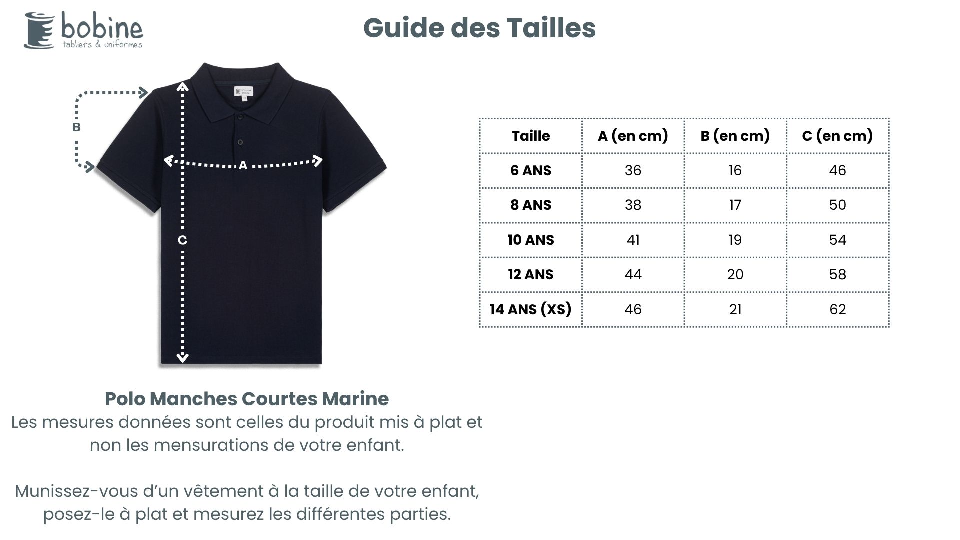 Guide des tailles