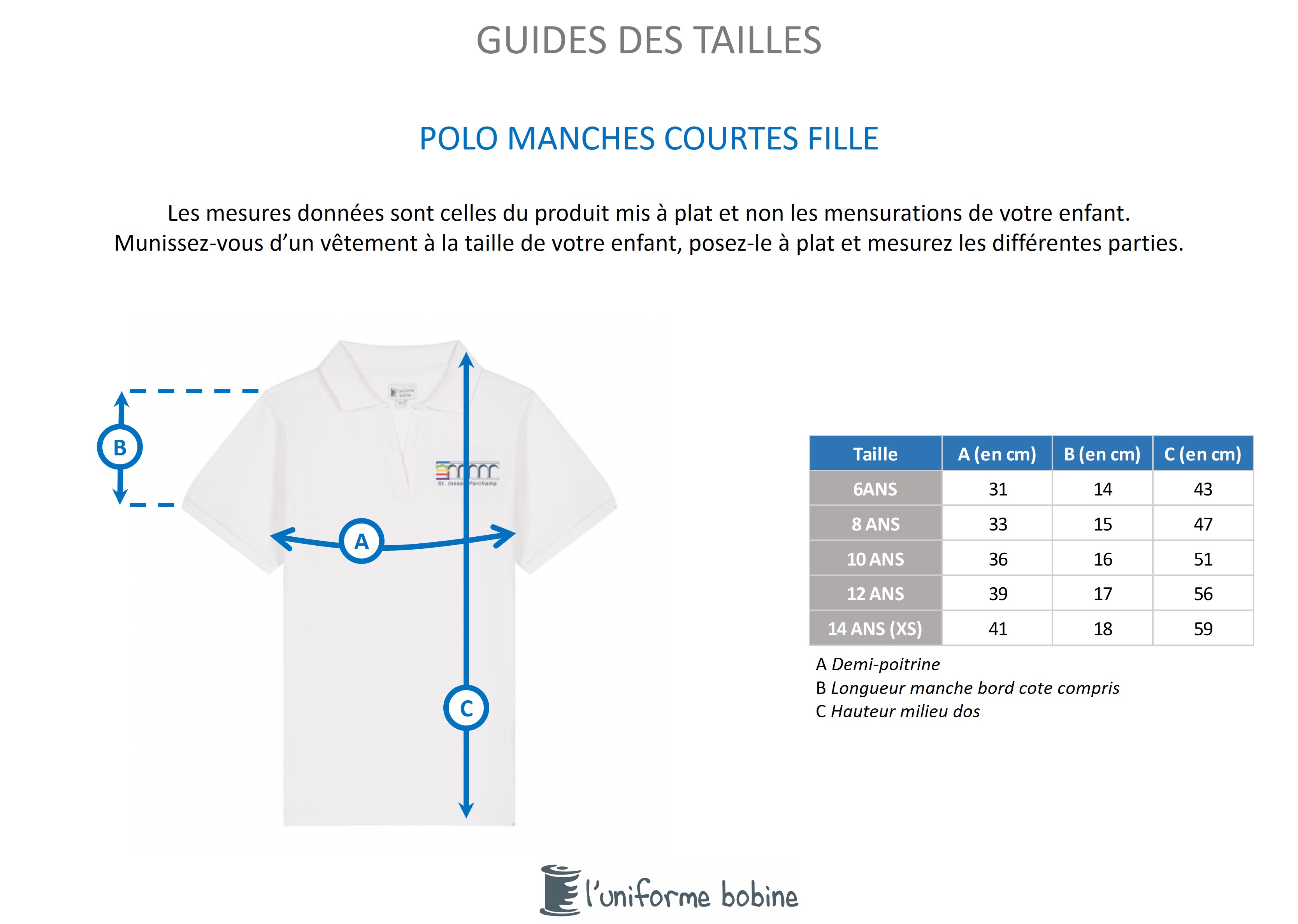 Guide des tailles