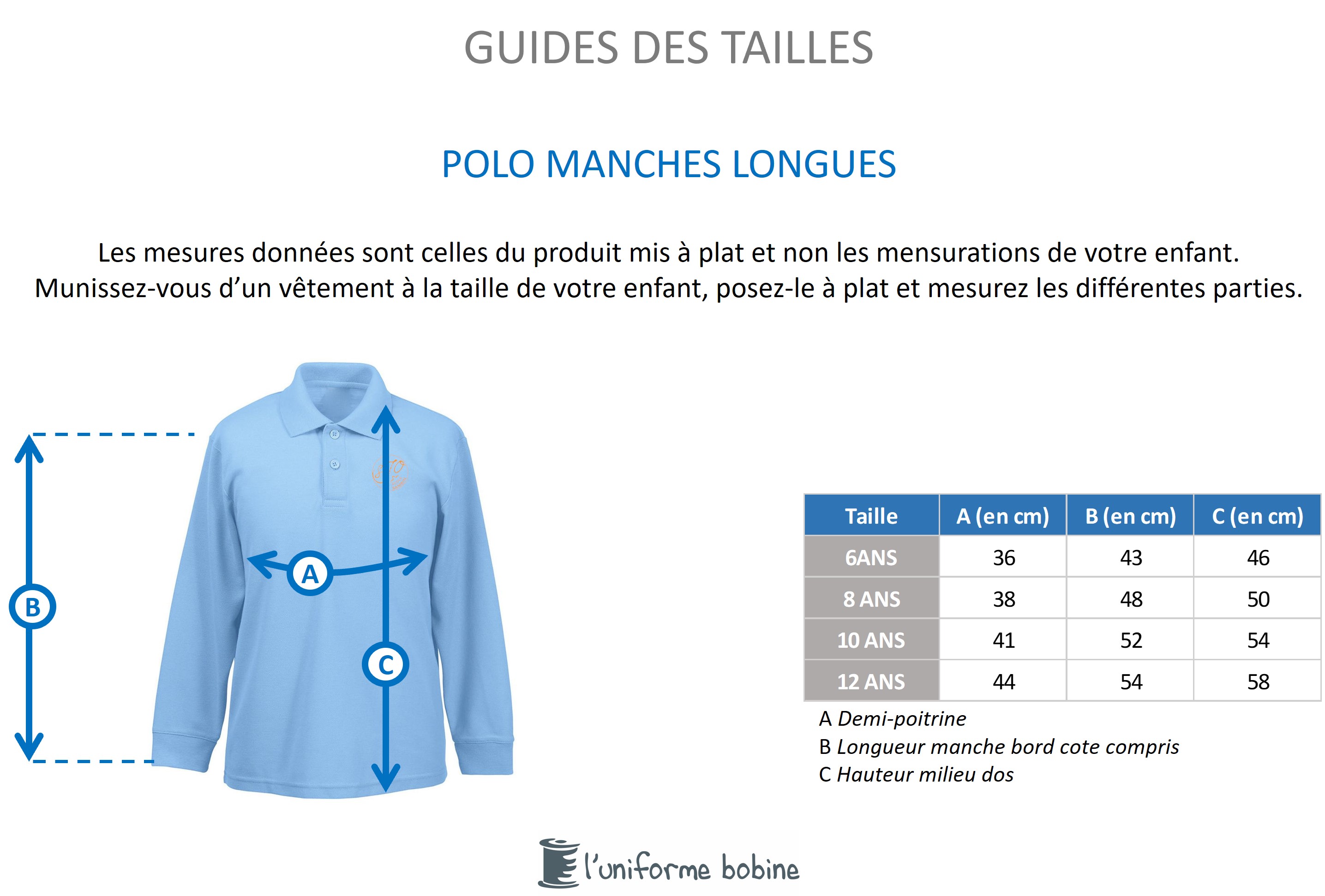 Guide des tailles