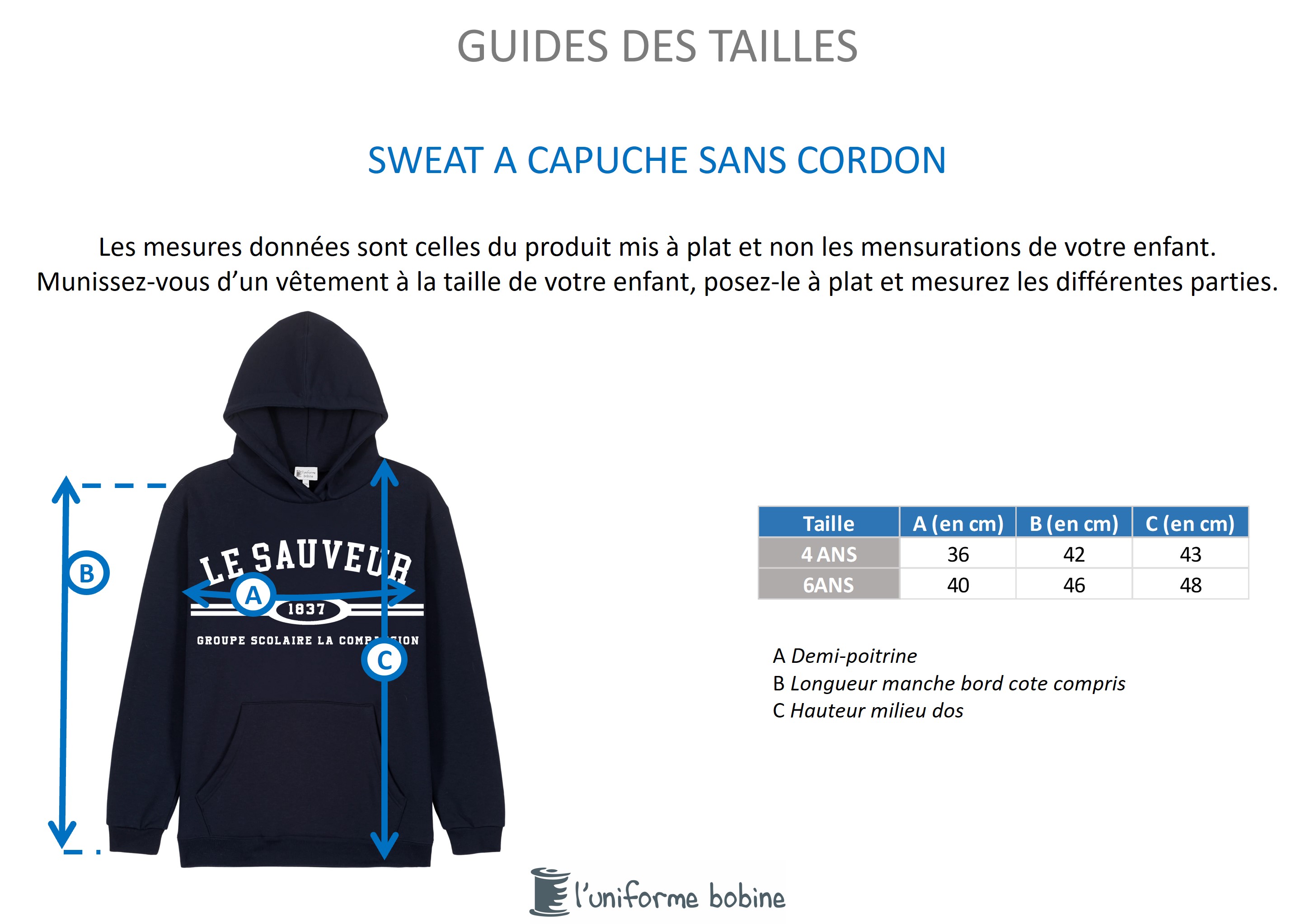 Guide des tailles