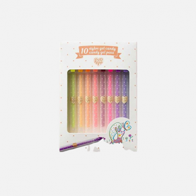 10 Stylos gel Candy - fourniture scolaire