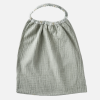 Serviette élastiquée maternelle - Vert de gris/ palmiers
