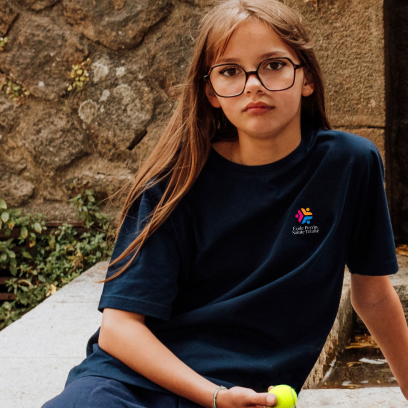 Ecole Perrin Sainte Trinité  - Tee-shirt école mixte - Marine- Obligatoire