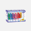 6 tubes de peinture à doigts pailletés