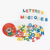 Lettres magnétiques en carton Les popipop