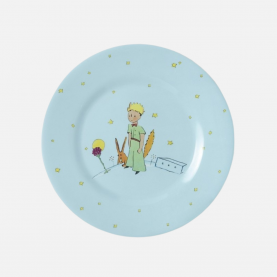 Assiette à dessert bleu ciel le petit prince
