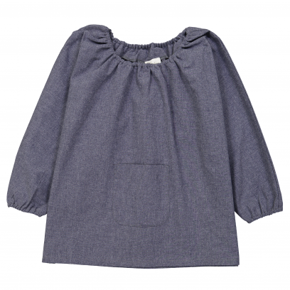 Modèle court mixte : Pomme bleu jean