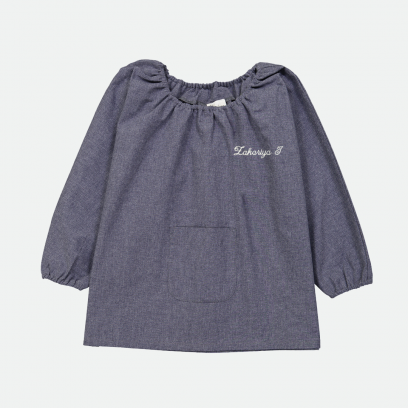 Saint Michel Reims - Blouse école Maternelle - Bleu Jean