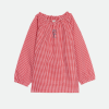 Sainte Elisabeth de Plaisance - Blouse fille Moyenne Section - Vichy Rouge