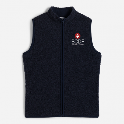 Disponible en juin : Bx Charles de Foucauld - Gilet Sherpa Garçon - marine
