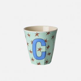 Gobelet Alphabet Lettre C étoiles