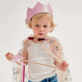 Couronne pailletée – Rose