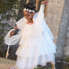 Déguisement ange en tulle blanc