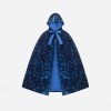 Cape sorcière Étoilée bleu