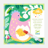 Coloriage à l'eau magique - Coucou caché maman-bébé du jardin