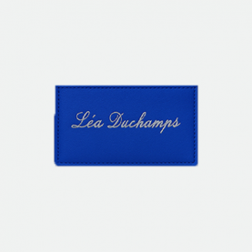 Coupon de tissu bleu Dupanloup à coudre