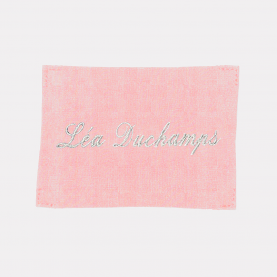 Coupon de tissu framboise à coudre