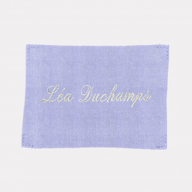 Coupon de tissu jean clair à coudre