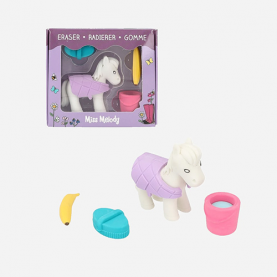 set gomme cheval blanc - fourniture scolaire