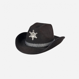 Chapeau de cowboy Lenny noir