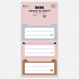 étiquettes pour cahiers chat - fourniture scolaire