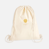 Sac de Gym brodé Montgolfière jaune personnalisable