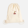 Sac de Gym brodé carriole rose personnalisable