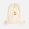 Sac de Gym brodé fleurs jaune personnalisable