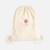 Sac de Gym brodé montgolfière rose personnalisable