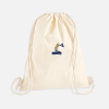 Sac de Gym brodé carriole bleu personnalisable