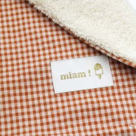 Serviette élastiquée maternelle - Pain d'épice