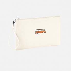 Trousse école personnalisable - Van orange 